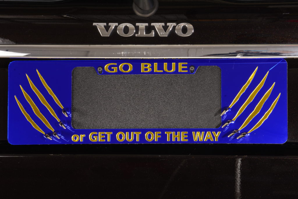 U of M Go Blue License Frame